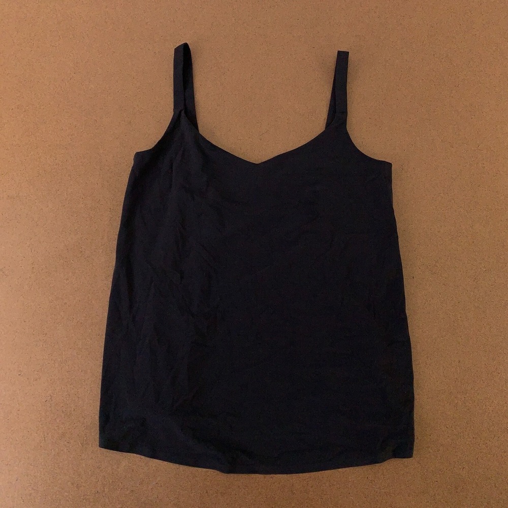 A Day Women's Size XS Black V Neck Pullover Tank Top New